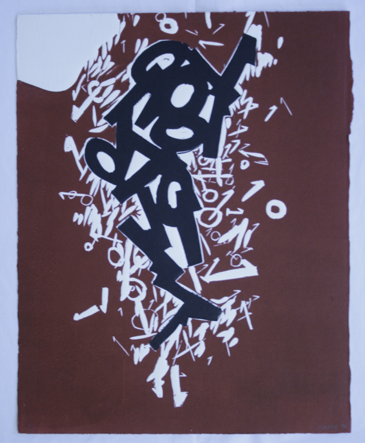 Molefe Thwala, Untitled, 2008, Lino, Edition 1/2